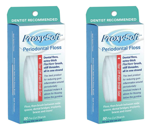 Proxysoft (anteriormente Thornton) Periodontal Floss 50hilos