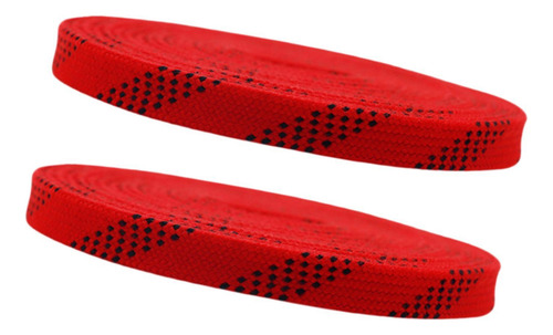 1 Par De Cadarços De Patins De Hóquei No 213 Cm Vermelho