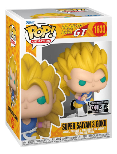 Funko Pop! Animation Dragon Ball Gt Super Saiyan 3 Goku #163