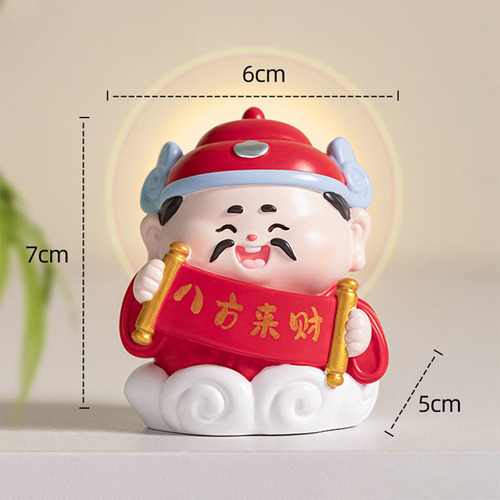 Dios Chino Figurine Decoración De Mesa Feng Shui Ornament