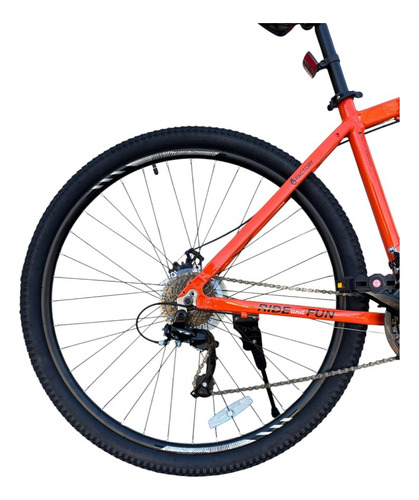Bicicleta Mtb Gravity Glock Rodado 29 Adultos 21 Naranja