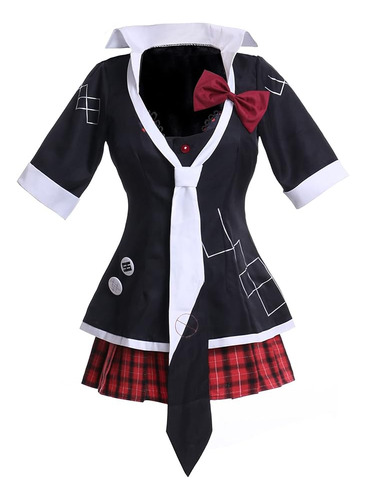 Women Girls Mikan Junko Cosplay Costume Despair School Unifo