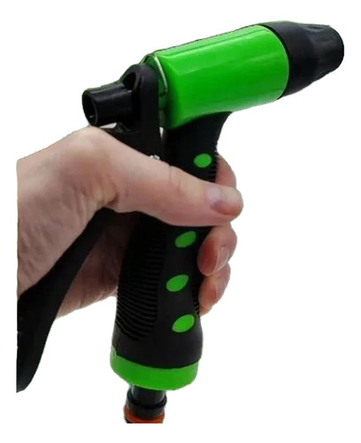 Pistola De Riego Regador Presión Ajustable Manguera Jardín
