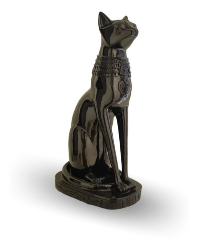 Imagem Estatueta Gato Estatua Egípcio Escultura Decoração