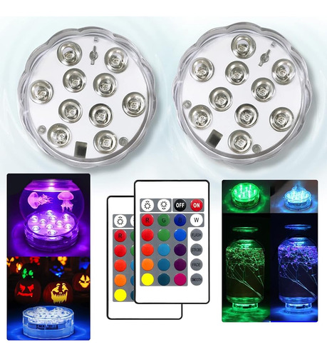 ~? Creatrek Led Tea Light Submersible Tub Spa Lámpara Que Ca