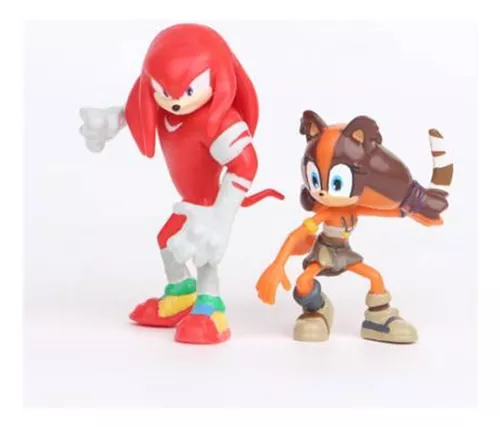 Pacote com 5 bonecos Sonic The Hedgehog, Conjunto de bonecos sônicos, Presentes perfeitos para crianças, 12 cm de altura