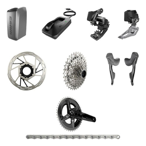 Grupo Sram Rival Axs Dub 172 4835 10-36 Ruta 12vel Ciclismo