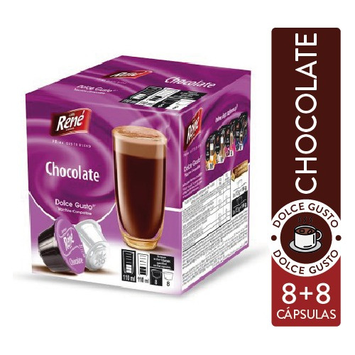 Cápsulas Chocolate Dolce Gusto René Coffee