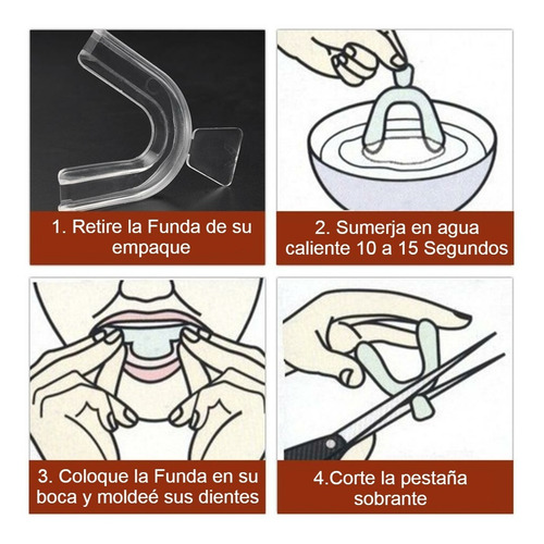 Imagen 4 de 4 de 4 Guarda Dental Bruxismo Guardas Dentales Retenedores Dental
