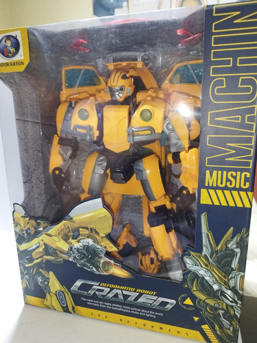 Figura Transformers Bumblebe Luz Bocho 35 Cm New (Usado)