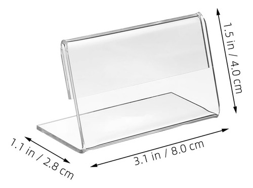 30 Unidades De Letreros En Forma De L Para Encimera, Carpa D