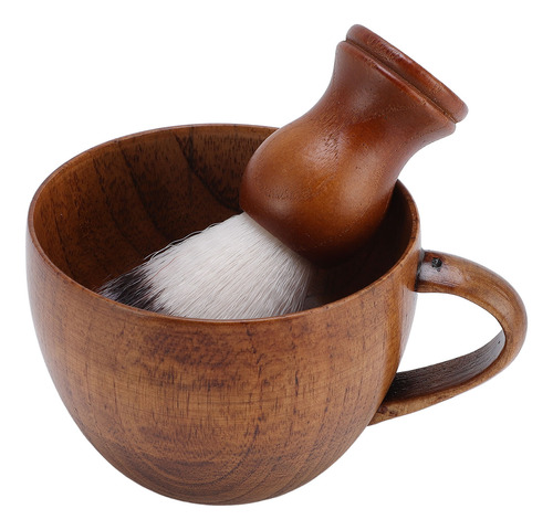 Brocha De Afeitar, Taza Y Brocha, Juego De 2 Piezas Para Hom