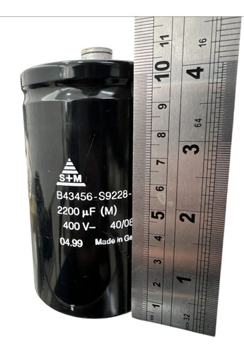 Capacitor Usado S+m B43456-s9228-m1 2200uf 400vdc 1ud (Usado)