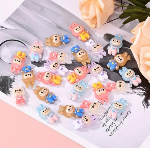 Mini Figuras Labubu Para Decoración De Accesorios 20 Pcs