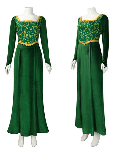 Vestido Fiona Para Mujer Con Estampado De Disfraces De Princ