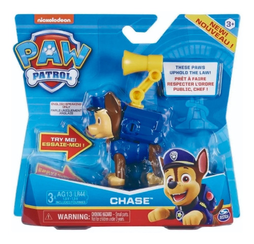 Figura Paw Patrol Articulada Con Sonidos Y Mochila 16600