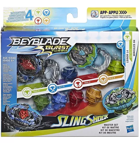 Beyblade Burst Turbo Slingshock Master Set Da Hasbro E6779