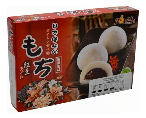 Mochi Frijol Dulce Anko Royal Family 210g Paquete 2 Cajas