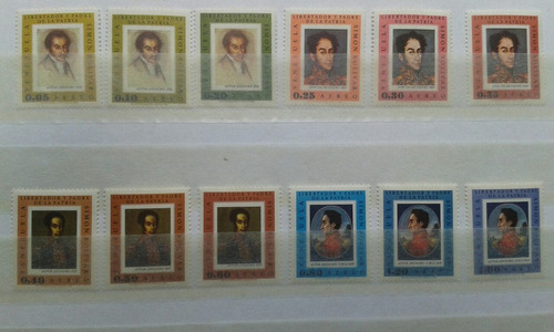 Imagen 1 de 1 de Estampillas 1967-1968 Venezuela / Simón Bolívar