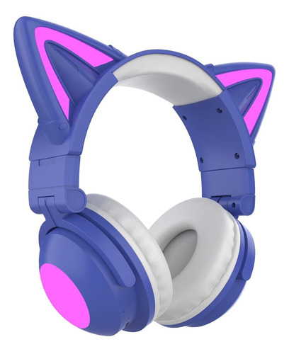 Lgbn Lindo Auricular Oreja Gato Inalambrico Rgb Bluetooth