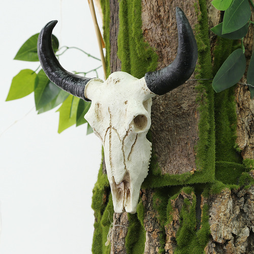 Adorno De Cabeza De Vaca Longhorn Para Colgar En La Pared Co
