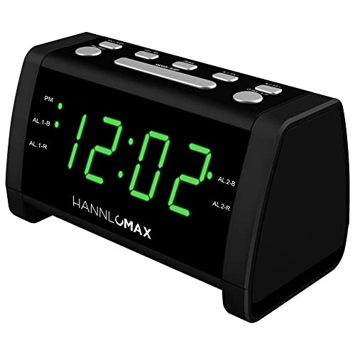 Hx-138cr Radio Reloj Despertador, Radio Pll Am - Fm Con Radi