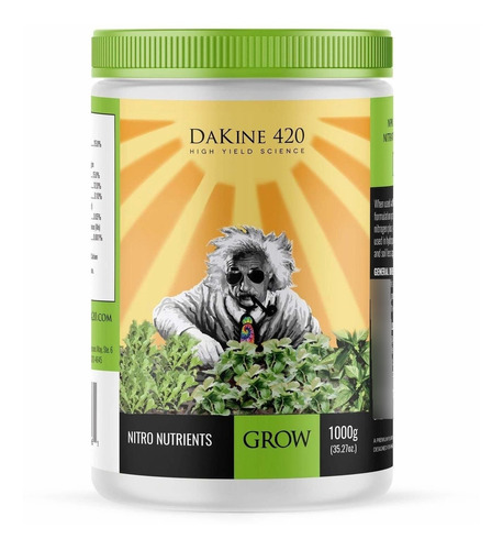 Dakine 420 Nitro Nutrientes Cultivan Fertilizante