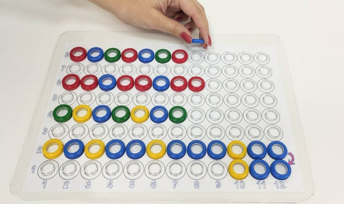 Imagem 2 de 4 de Codificando Figuras Com Argolas - Diversas Atividades - Mmp