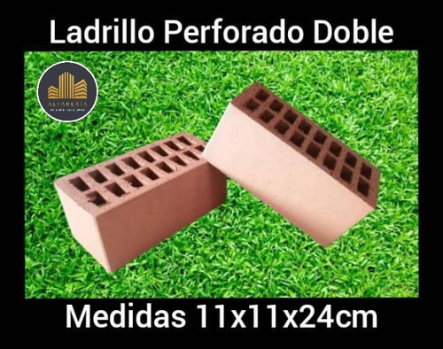 Ladrillo Perforado Doble 