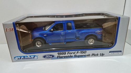 1/18 Welly Camioneta Ford F-150 Flareside Supercab Pick Up