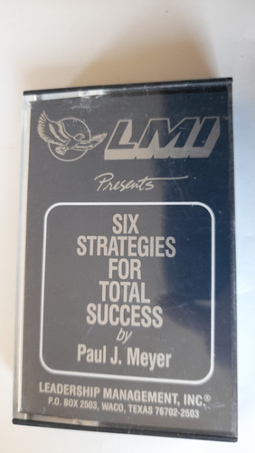 Cassette De Paul . J . Meyer Six Strategies For Total (1891