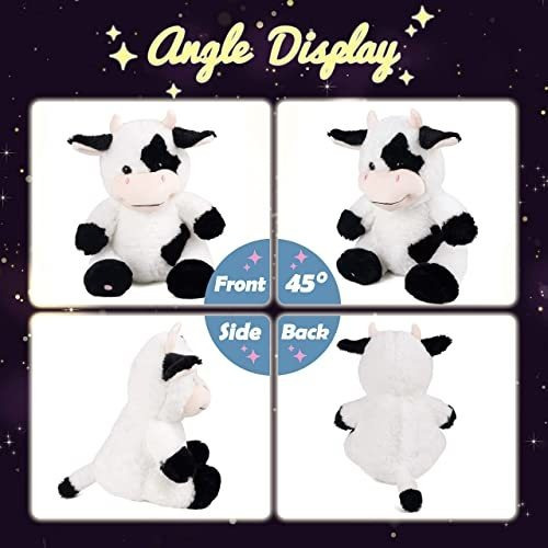 Hopearl Led Plush Cow Light Up Stuffed Animal Diary 5z14k