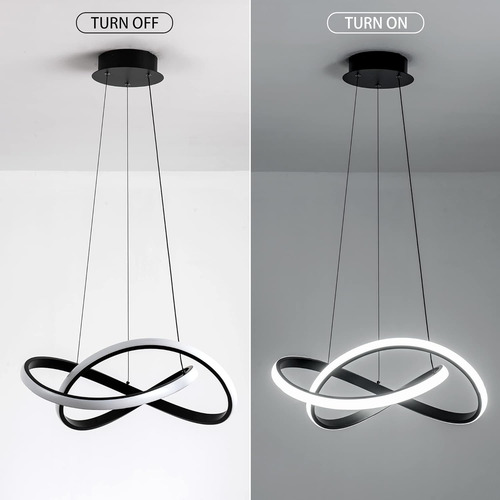 Lámpara Colgante Led Moderna, Lámpara Led Contemporá...