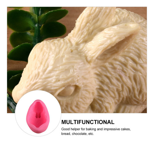 Molde De Silicona Con Forma De Conejo Para Pastel De Pascua
