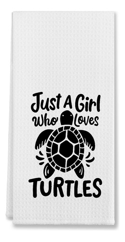 Just A Girl Who Loves Turtles Marine Life - Toallas De Cocin