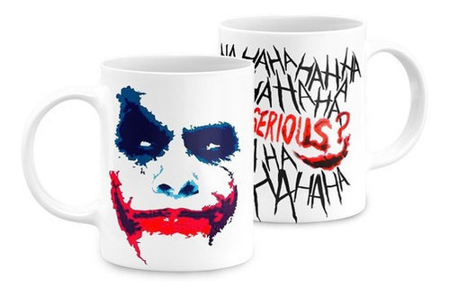 Caneca Coringa Joker Hahaha Why So Serious Comics