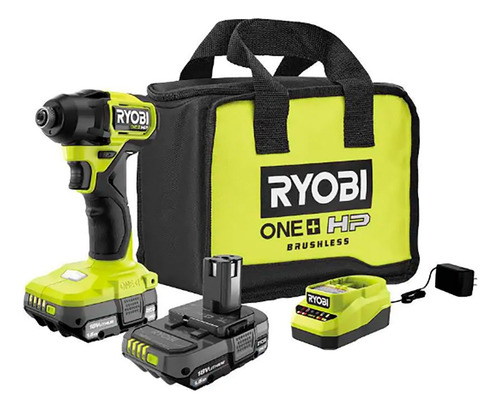 Taladro Ryobi Inal. 18v, S/carbones 2 Bat Y Carg, Psbdd01k