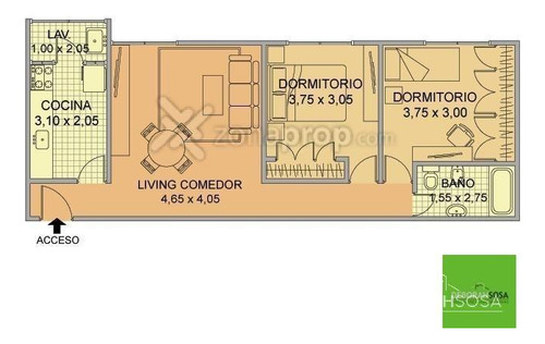 Alquiler Departamento 3 Ambientes, Con Cochera - Av. Cabildo