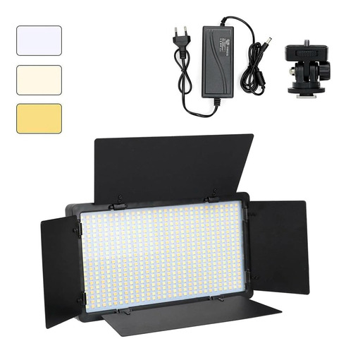 Lampara Fotografica Profesional 600 Led Bicolor 3200-6500k