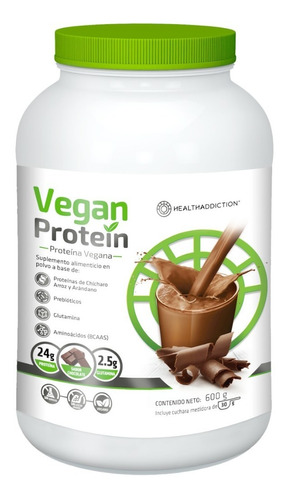 Proteína Vegana Healthaddiction Sabor Chocolate