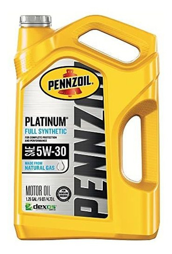 Pennzoil Platinum Completo Sintético 5w-30 Aceite De Motor (