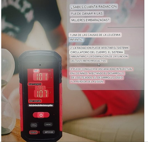 Medidor De Radiacion , Microondas ,wifi,celular,radio Estaci