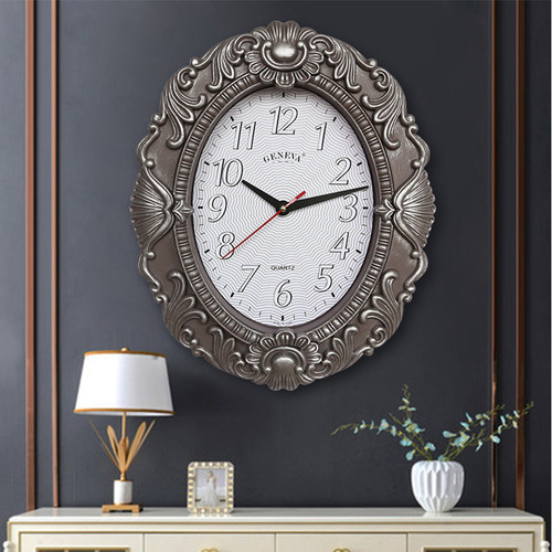 Reloj De De Cristal De Moda De 14 Pulgadas, Astilla Blanca