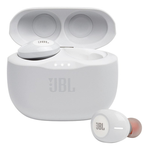 Fone De Ouvido Bluetooth Jbl Tune 125tws Microfone Branco Cor da luz n/a