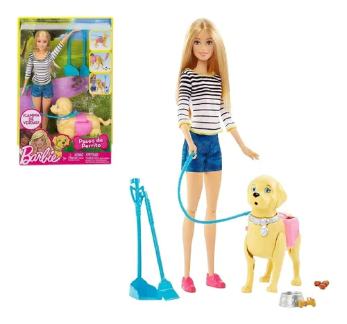 Barbie Paseo De Perritos