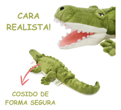 Cocodrilo De Peluche Realista Alta Calidad Viahart
