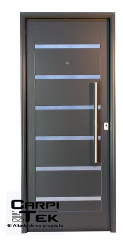 Puerta Chapa Inyectada Verona Triple Contacto 80x200 Mod 50