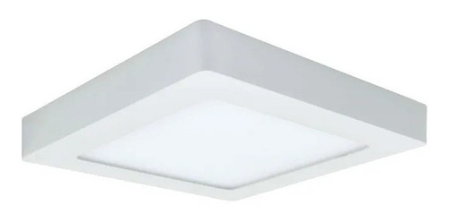 Plafon Led 18 Watts Cuadrado Calido 3000k Macroled