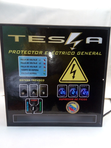 Protector Electrico General Tesla Trifasico 300 Amp Por Fase