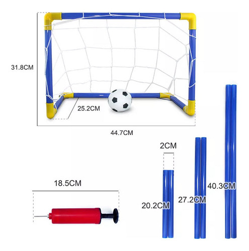 Fe Portería De Fútbol Portátil For Interiores